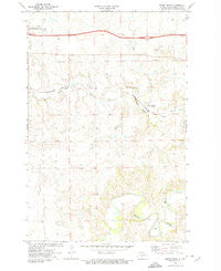 Sweet Briar North Dakota Historical topographic map, 1:24000 scale, 7.5 X 7.5 Minute, Year 1972
