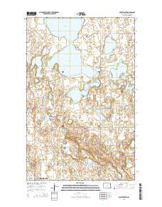 Sweetwater North Dakota Current topographic map, 1:24000 scale, 7.5 X 7.5 Minute, Year 2014