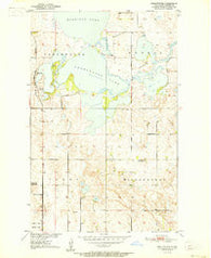 Sweetwater North Dakota Historical topographic map, 1:24000 scale, 7.5 X 7.5 Minute, Year 1951