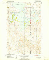 Sweetwater North Dakota Historical topographic map, 1:24000 scale, 7.5 X 7.5 Minute, Year 1951