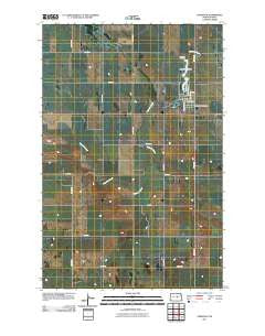 Sykeston North Dakota Historical topographic map, 1:24000 scale, 7.5 X 7.5 Minute, Year 2011