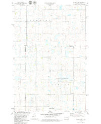 Sykeston SW North Dakota Historical topographic map, 1:24000 scale, 7.5 X 7.5 Minute, Year 1978