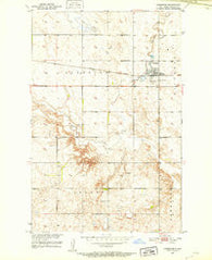 Sykeston North Dakota Historical topographic map, 1:24000 scale, 7.5 X 7.5 Minute, Year 1951