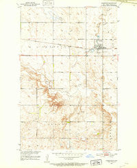 Sykeston North Dakota Historical topographic map, 1:24000 scale, 7.5 X 7.5 Minute, Year 1951