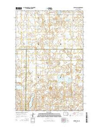 Sykeston SW North Dakota Current topographic map, 1:24000 scale, 7.5 X 7.5 Minute, Year 2014