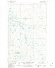 Tagus SE North Dakota Historical topographic map, 1:24000 scale, 7.5 X 7.5 Minute, Year 1980