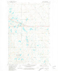 Tagus SE North Dakota Historical topographic map, 1:24000 scale, 7.5 X 7.5 Minute, Year 1980