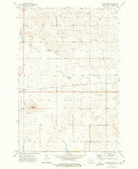 Talbot Butte North Dakota Historical topographic map, 1:24000 scale, 7.5 X 7.5 Minute, Year 1973