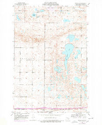 Tappen NE North Dakota Historical topographic map, 1:24000 scale, 7.5 X 7.5 Minute, Year 1952