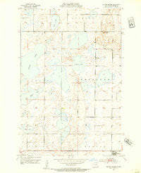 Tappen North North Dakota Historical topographic map, 1:24000 scale, 7.5 X 7.5 Minute, Year 1952