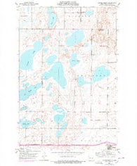 Tappen North North Dakota Historical topographic map, 1:24000 scale, 7.5 X 7.5 Minute, Year 1975