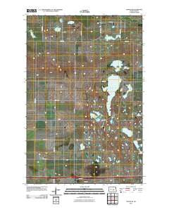 Tappen NE North Dakota Historical topographic map, 1:24000 scale, 7.5 X 7.5 Minute, Year 2011