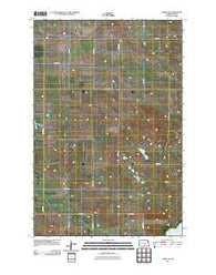 Tappen SE North Dakota Historical topographic map, 1:24000 scale, 7.5 X 7.5 Minute, Year 2011