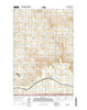 Taylor North Dakota Current topographic map, 1:24000 scale, 7.5 X 7.5 Minute, Year 2014
