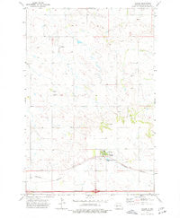 Taylor North Dakota Historical topographic map, 1:24000 scale, 7.5 X 7.5 Minute, Year 1973