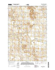 Taylor Butte North Dakota Current topographic map, 1:24000 scale, 7.5 X 7.5 Minute, Year 2014