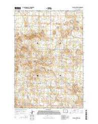 Taylor Butte SE North Dakota Current topographic map, 1:24000 scale, 7.5 X 7.5 Minute, Year 2014