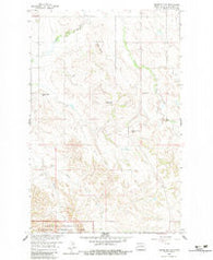Teepee Buttes North Dakota Historical topographic map, 1:24000 scale, 7.5 X 7.5 Minute, Year 1958