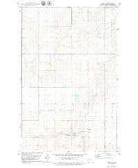 Temple North Dakota Historical topographic map, 1:24000 scale, 7.5 X 7.5 Minute, Year 1978