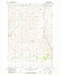 Temvik North Dakota Historical topographic map, 1:24000 scale, 7.5 X 7.5 Minute, Year 1971