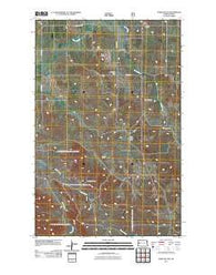 Tepee Buttes North Dakota Historical topographic map, 1:24000 scale, 7.5 X 7.5 Minute, Year 2011