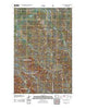 Tepee Buttes North Dakota Historical topographic map, 1:24000 scale, 7.5 X 7.5 Minute, Year 2011