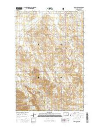 Tepee Buttes North Dakota Current topographic map, 1:24000 scale, 7.5 X 7.5 Minute, Year 2014