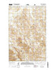 Tepee Buttes North Dakota Current topographic map, 1:24000 scale, 7.5 X 7.5 Minute, Year 2014