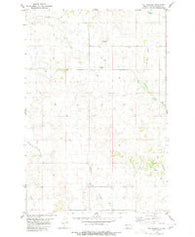 The Hogback North Dakota Historical topographic map, 1:24000 scale, 7.5 X 7.5 Minute, Year 1980