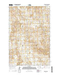 The Hogback North Dakota Current topographic map, 1:24000 scale, 7.5 X 7.5 Minute, Year 2014