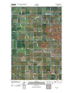 Thelan North Dakota Historical topographic map, 1:24000 scale, 7.5 X 7.5 Minute, Year 2011
