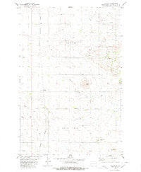 Thelan North Dakota Historical topographic map, 1:24000 scale, 7.5 X 7.5 Minute, Year 1980
