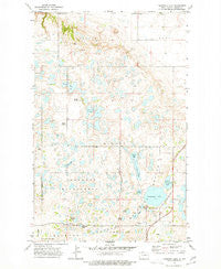 Thompson Lake North Dakota Historical topographic map, 1:24000 scale, 7.5 X 7.5 Minute, Year 1974