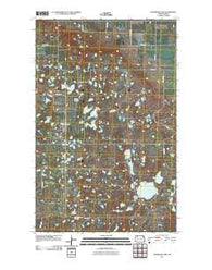 Thompson Lake North Dakota Historical topographic map, 1:24000 scale, 7.5 X 7.5 Minute, Year 2011