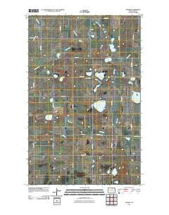 Thorne North Dakota Historical topographic map, 1:24000 scale, 7.5 X 7.5 Minute, Year 2011