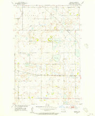 Thorne North Dakota Historical topographic map, 1:24000 scale, 7.5 X 7.5 Minute, Year 1955