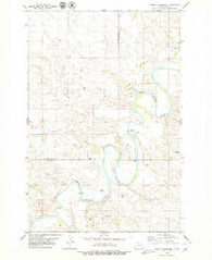 Three V Crossing North Dakota Historical topographic map, 1:24000 scale, 7.5 X 7.5 Minute, Year 1979