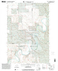 Three V Crossing North Dakota Historical topographic map, 1:24000 scale, 7.5 X 7.5 Minute, Year 1997