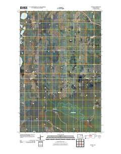 Tilden North Dakota Historical topographic map, 1:24000 scale, 7.5 X 7.5 Minute, Year 2011