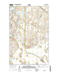 Tilden North Dakota Current topographic map, 1:24000 scale, 7.5 X 7.5 Minute, Year 2014