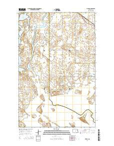 Tilden North Dakota Current topographic map, 1:24000 scale, 7.5 X 7.5 Minute, Year 2014