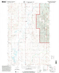 Timber Prong Creek North Dakota Historical topographic map, 1:24000 scale, 7.5 X 7.5 Minute, Year 1997