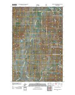 Timber Prong Creek North Dakota Historical topographic map, 1:24000 scale, 7.5 X 7.5 Minute, Year 2011