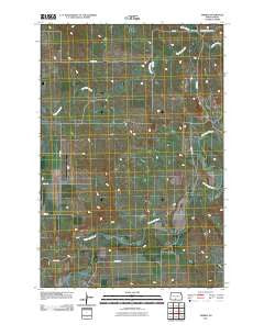 Timmer North Dakota Historical topographic map, 1:24000 scale, 7.5 X 7.5 Minute, Year 2011