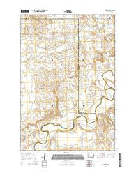 Timmer North Dakota Current topographic map, 1:24000 scale, 7.5 X 7.5 Minute, Year 2014