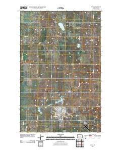 Tioga North Dakota Historical topographic map, 1:24000 scale, 7.5 X 7.5 Minute, Year 2011