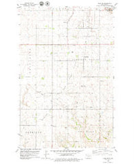 Tioga SW North Dakota Historical topographic map, 1:24000 scale, 7.5 X 7.5 Minute, Year 1979