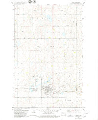 Tioga North Dakota Historical topographic map, 1:24000 scale, 7.5 X 7.5 Minute, Year 1979