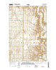 Tioga SE North Dakota Current topographic map, 1:24000 scale, 7.5 X 7.5 Minute, Year 2014