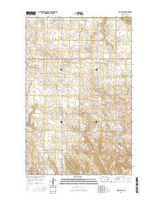 Tioga SW North Dakota Current topographic map, 1:24000 scale, 7.5 X 7.5 Minute, Year 2014